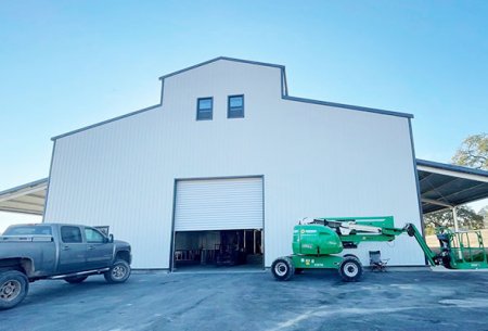 USA project steel barn 