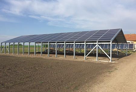 Solar Panel steel frame for Austria 