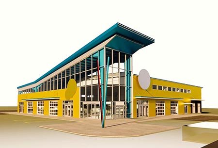 Alaska, USA Fireworks Storage Warehouse 