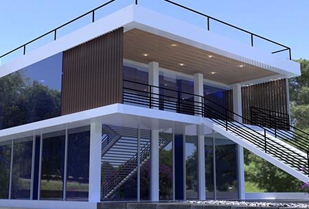 Ice Bar building for St. Lucia 