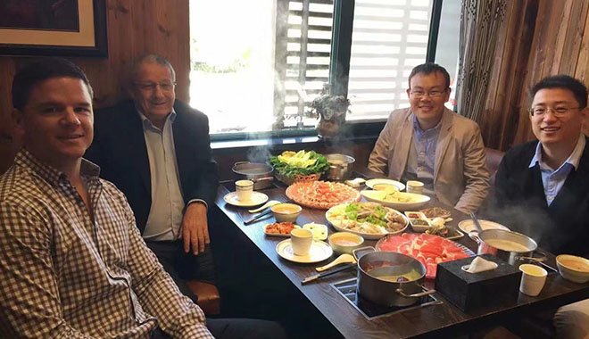 Mr. Damin & Mr. Paul visiting us for Dome products 