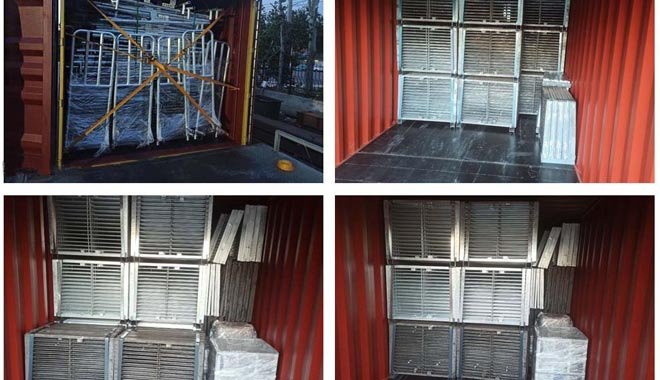 The Amateur base & Tipper products for Australia finish container loading.